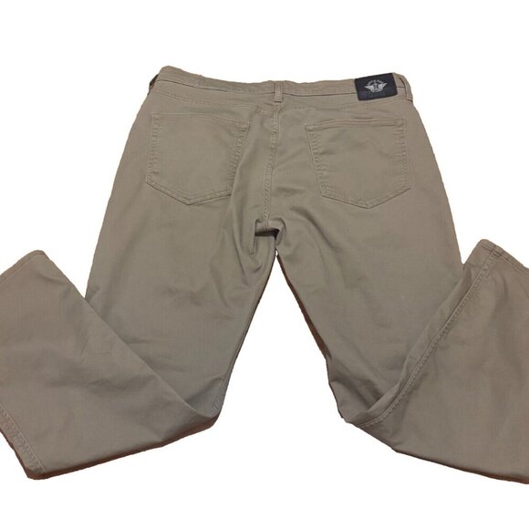 Dockers Trousers Pants Men's Straight Fit Casual Khaki Tan Beige Size W36/L30 - Picture 8 of 9